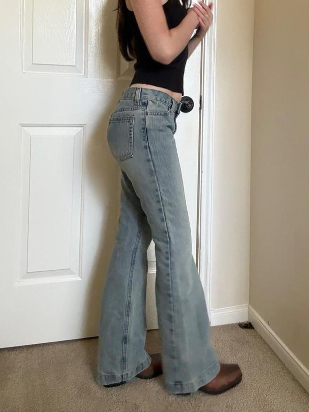 GAP Women's Boot-Cut Jeans in Faded Light Blue